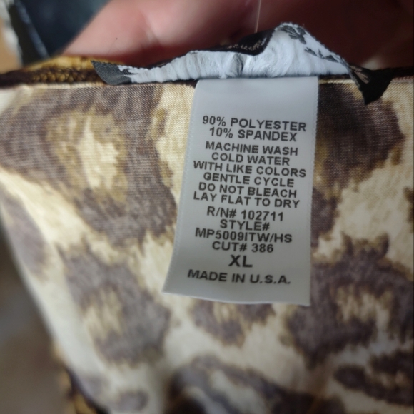 XL Leopard Print Blouse - Picture 5 of 5